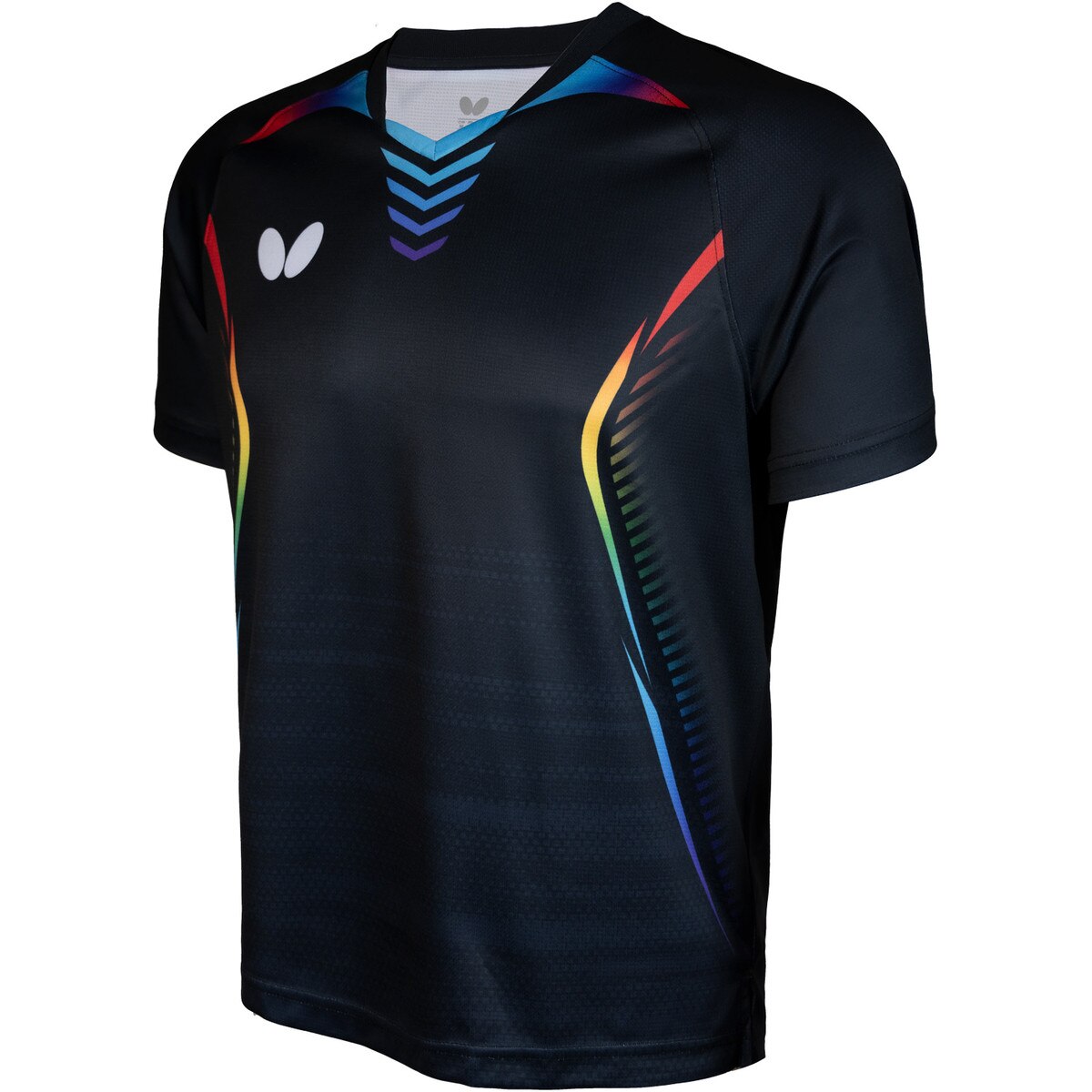 Butterfly Playce Shirt - Black Angled